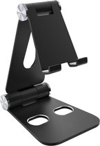 Mobiparts Phone Stand Holder Metal size M - Zwart