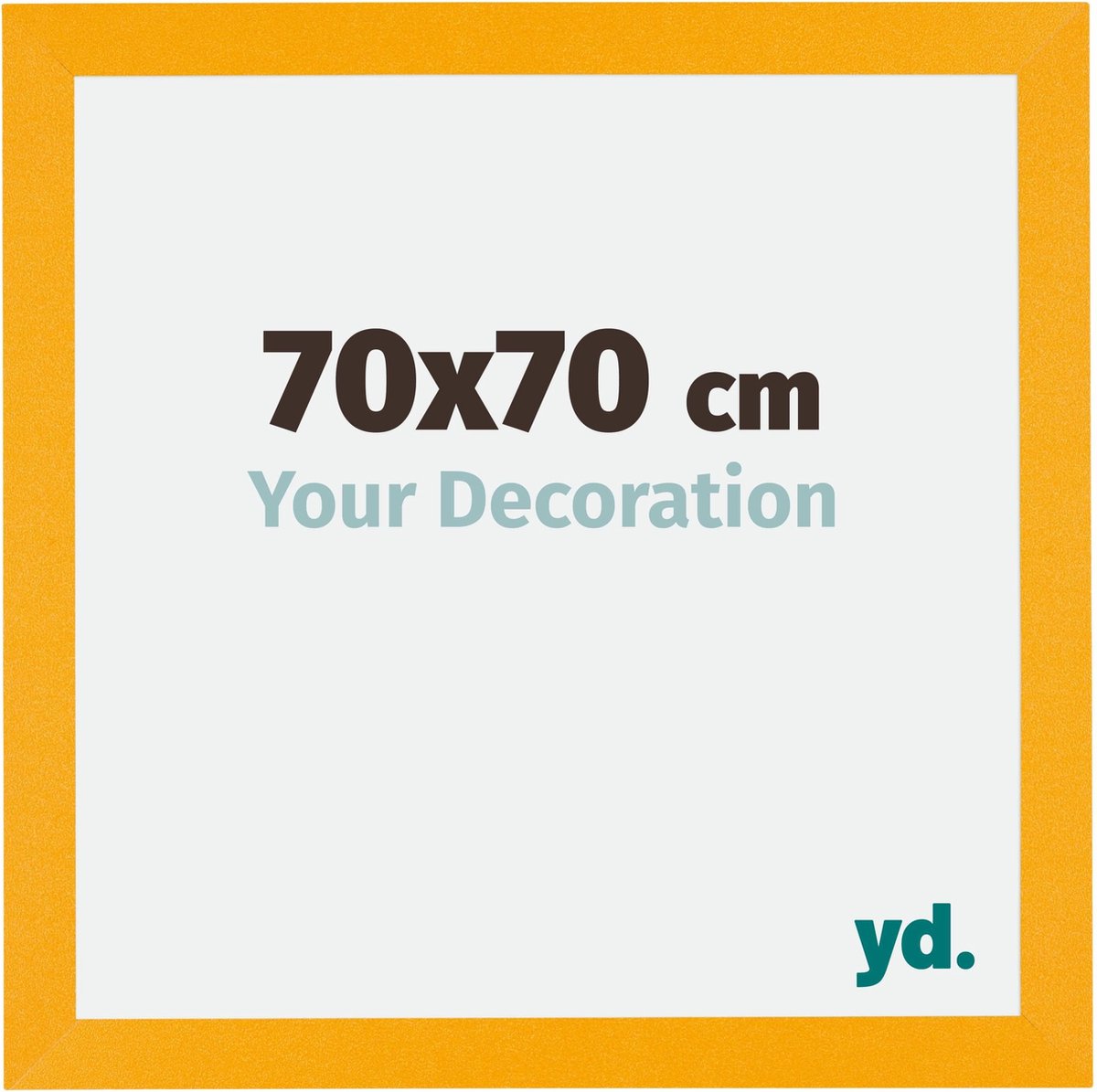 Your Decoration - Fotolijst 70x70 cm - MDF - Geel - Mura