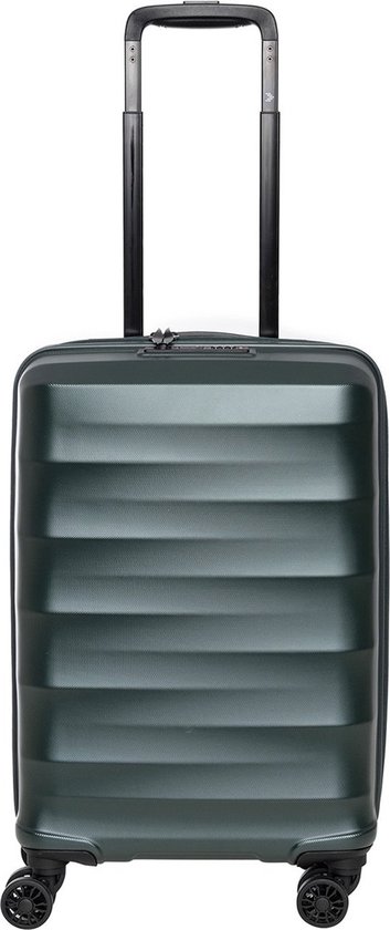 Travelbags Handbagage harde koffer / Trolley / Reiskoffer - The Base Eco -  55 cm - Groen | bol.com