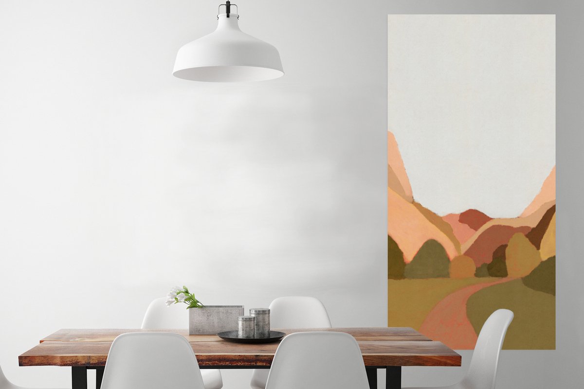 Poster Natuur - Landschap - Abstract - Kunst - 75x150 cm