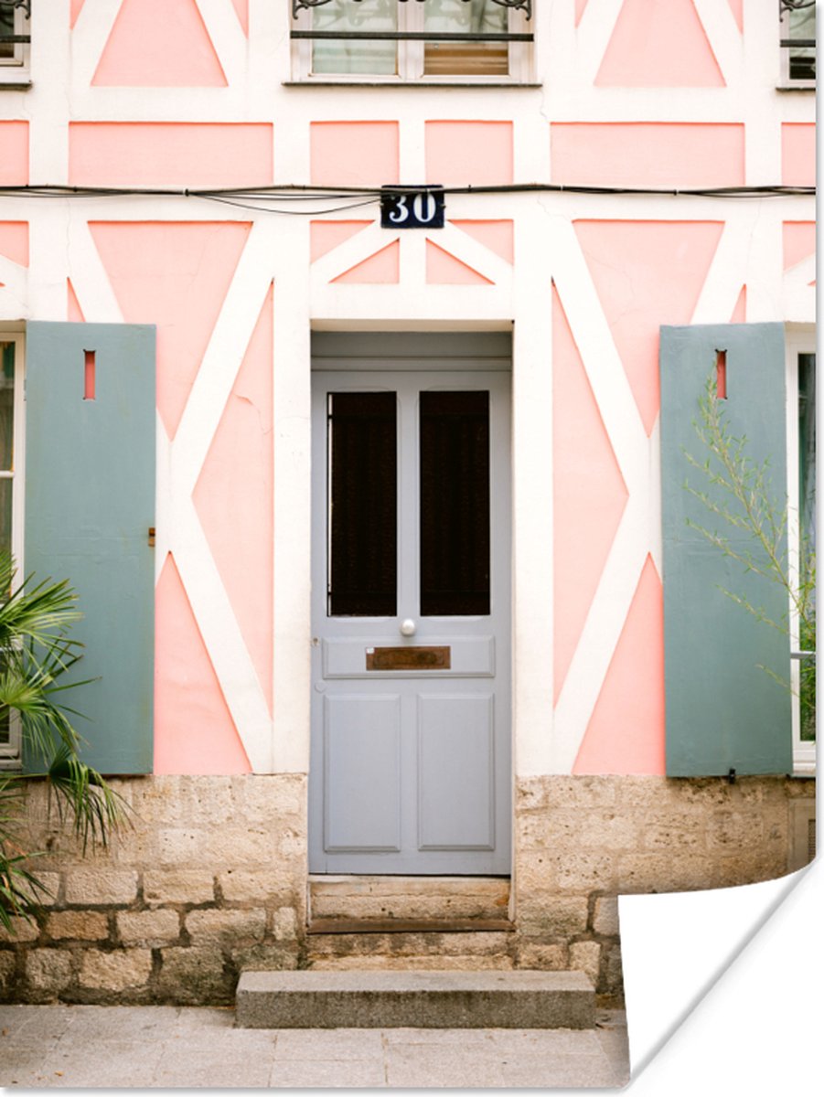 Roze - Deur - Architectuur - Huis