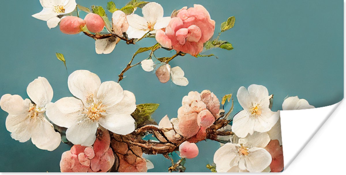 Bloemen - Bloesem - Kersen - Tak - Wit