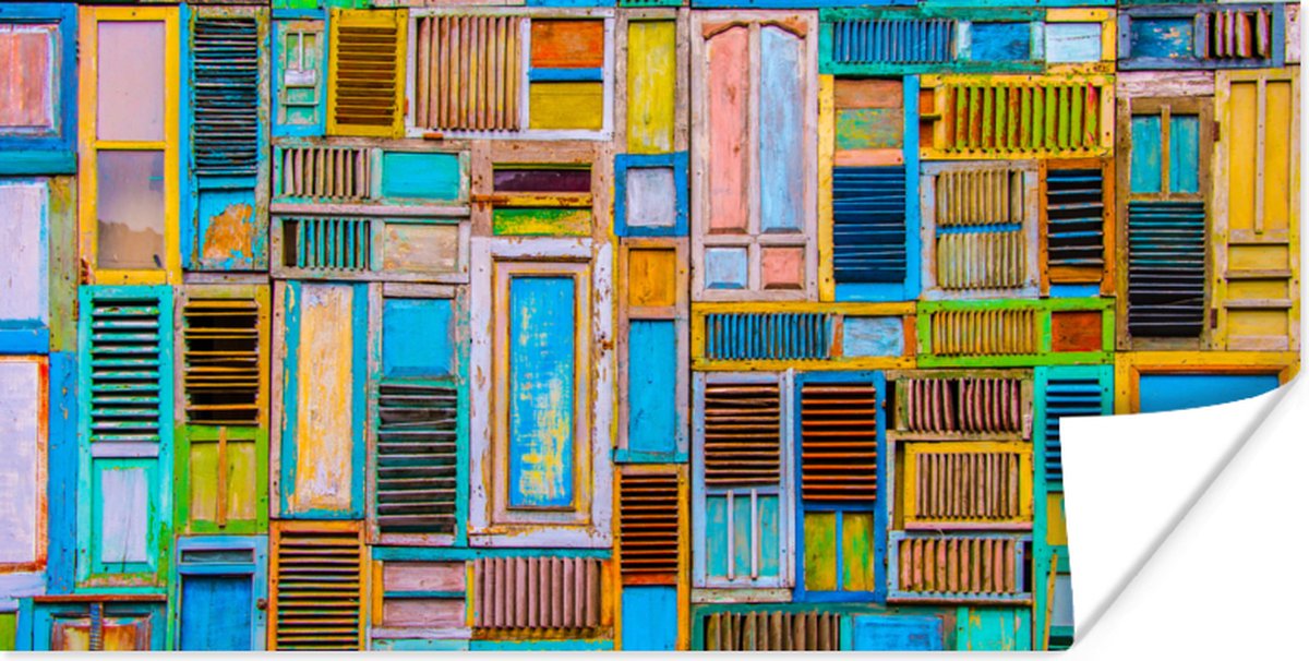 Deuren - Blauw - Abstract - Architectuur - Neon