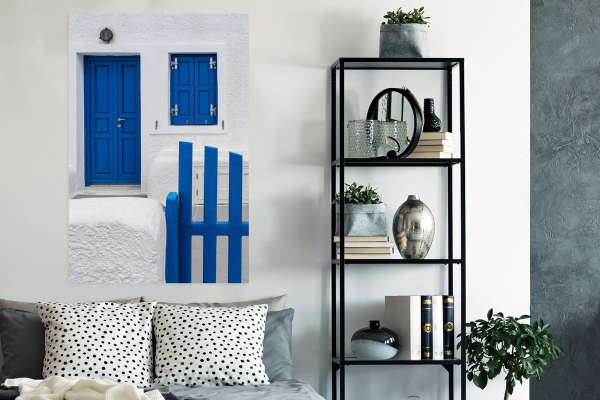 Huis - Architectuur - Blauw - Wit