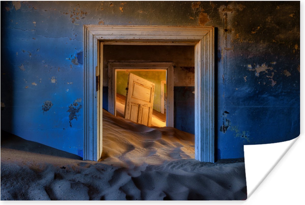 Zand - Blauw - Deur - Architectuur