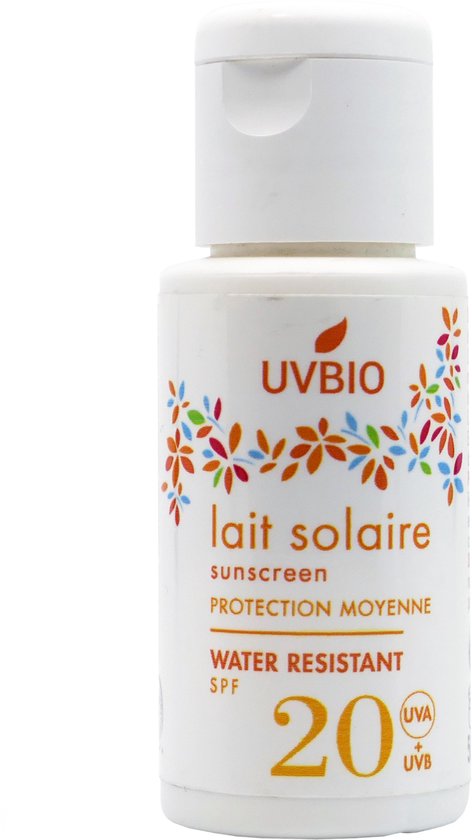 UVBIO Organic Sun Milk SPF50 – Travel Size (50ml)