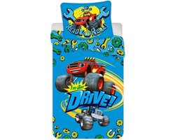 Blaze en de Monsterwielen - Blaze Monstertruck - Peuter dekbedovertrek - Katoen - 100x135 cm