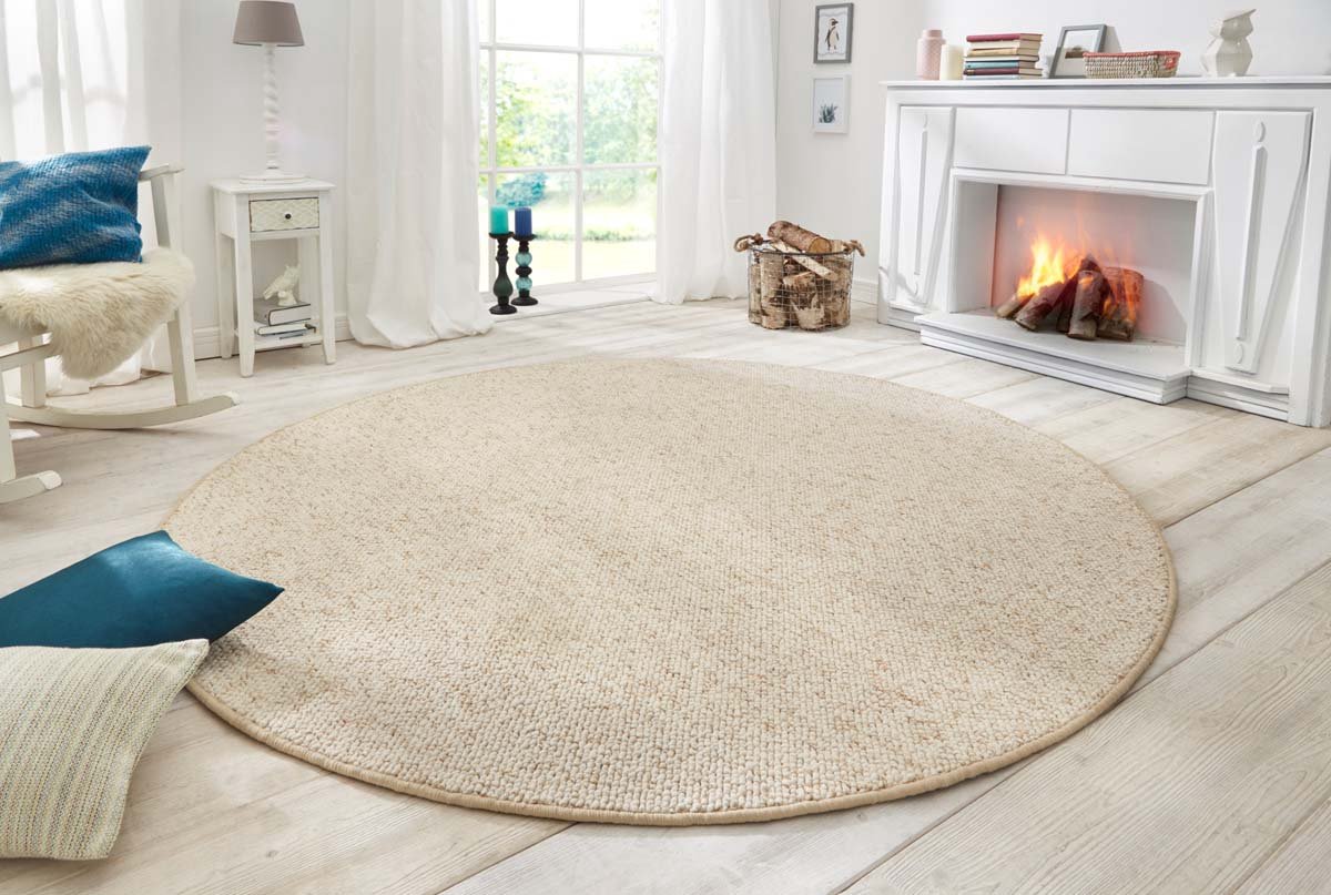 Muratap Loca Shaggy vloerkleed - Hoogpolig tapijt voor woonkamer - Crème - 200 cm