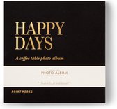 Printworks Fotoalbum - Happy Days (S) - Zwart