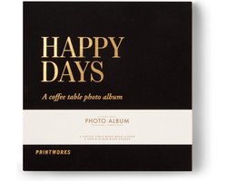 Printworks Fotoalbum - Happy Days (S) - Zwart