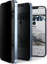 Geschikt voor Ringke Apple iPhone 14 Plus Screen Protector Privacy Tempered Glass 9H