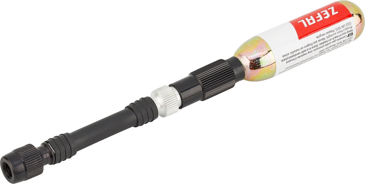 Gonfleur CO2 ZEFAL EZ Control - Régulateur Débit - Cartouche 16g Incluse - Pour Vélo