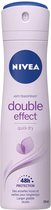3x Nivea Deodorant Spray Double Effect 150 ml