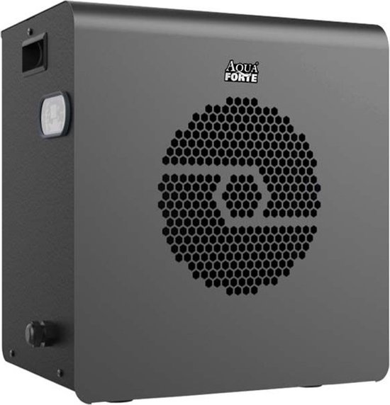 AquaForte - Mini Zwembad Warmtepomp - Zwembad verwarming - 3kW - Zwart