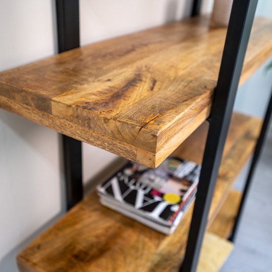 HUUS Boekenkast Richard - Royale kast voor in huis - Bruin - 120x40x200 ...