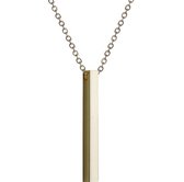 Plux Fashion The Rod Ketting - Goud - 3mm/45cm + 4cm - Sieraden - Gouden Ketting - The Rod Chain - Stainless Steel - Ketting - HipHop Ketting - Schakel Ketting - Sieraden Cadeau - Luxe Style - Duurzame Kwaliteit - Moederdag Cadeau - Vaderdag Cadeau