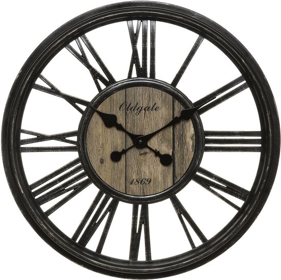 HORLOGE MURALE | 45 cm | Noir