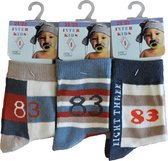 Baby / kinder sokjes 83 - 24/27 - jongetje - 90% katoen - naadloos - 12 PAAR - chaussettes socks