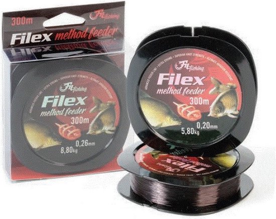 Filex Method Feeder Line - 0.20mm - 300m - 5.80kg - Method Feeder Lijn - Nylon Vislijn