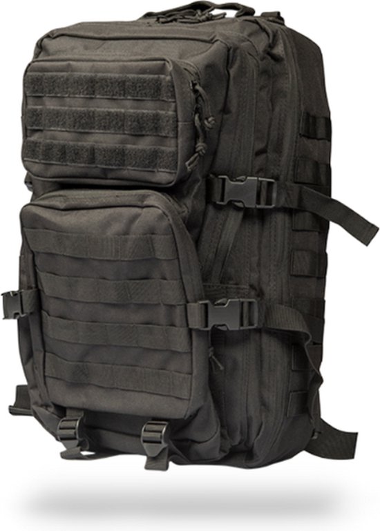Matchu Sports - Tactical Backpack - Rugzak - 45 Liter - Zwart - Rugtas Heren/Dames - Militaire rugzak - Leger rugzak - Reistas - Weekendtas - Gym Bag - Sporttas