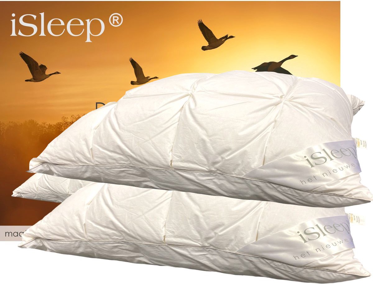 iSleep DownUnder Medium - Hoofdkussen - 60x70cm - Set van 2