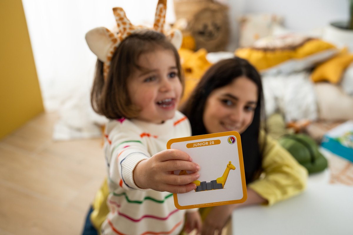 SmartGames Safari Park Jr. - Logisch Denkspel & Vormenstoof - 60 Educatieve Puzzelopdrachten - Solospel voor Kleuters - Vanaf 3 Jaar — cadeau in Spellen & Speelgoed - foto 3