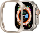 Strap-it Geschikt voor Apple Watch Ultra metalen Case - AW Ultra metalen case - sterrenlicht - hoesje - beschermhoes - protector - bescherming