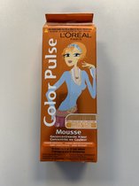 Haarverf - L'OREAL Paris - Mousse - Frozen Peach - 8 tot 10 Wasbeurten - Color Pulse - Speciaal voor Licht Haar - Geconcentreerde Kleur - Voordeelverpakking - 3 x 50 ml