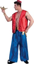 Funny Fashion - 1001 Nacht & Arabisch & Midden-Oosten Kostuum - 1001 Nachten Vest Rood Man - rood - Maat 56-58 - Carnavalskleding - Verkleedkleding