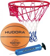 Hudora Basketballset - Basketball - Basketbalring - Basketbalnet