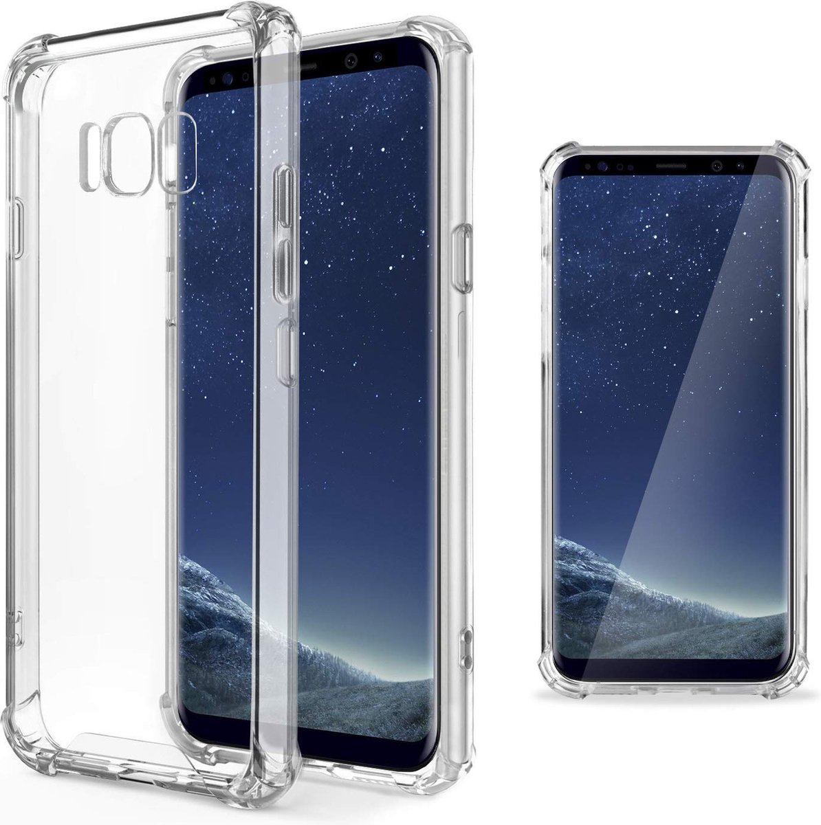 Hoesje voor Samsung Galaxy S8 PLUS backcover Shockproof siliconen Transparant