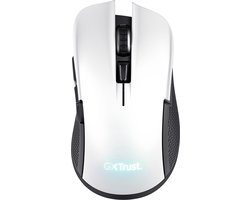 Trust GXT 923 YBAR – Draadloze Gaming Muis – RGB verlichting – Oplaadbaar – 7200 dpi – Wit
