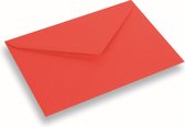 Gekleurde papieren envelop - Rood - 120 x 180 - 100 stuks