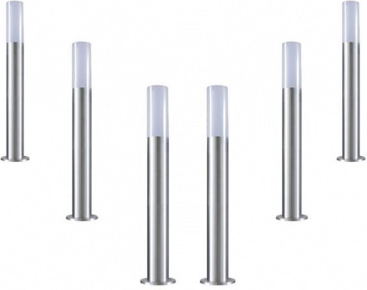 Buitenaansluiting 60 cm 220V IP65 zilver (pakket van 6) - Overig - Zilver - Argent - SILUMEN