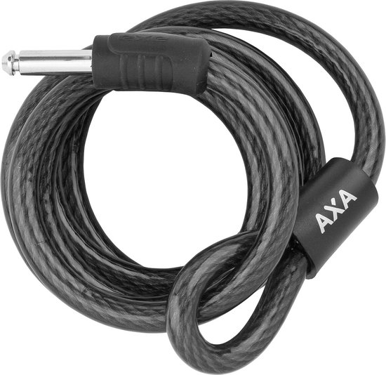 AXA Newton PI 180/10 - Insteekkabel - Kabelslot - Combineren met Ringslot - 180 cm lang - diameter 10 mm - Zwart van AXA — afbeelding 2