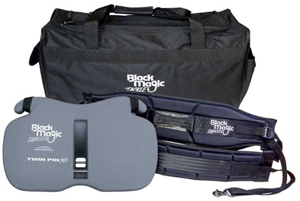 Black Magic Xl Set Hengelgevechtsgordel Zwart,Grijs