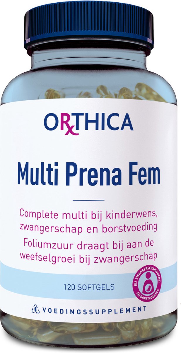 Orthica - Multi Prena Fem (multivitaminen) - 120 softgels