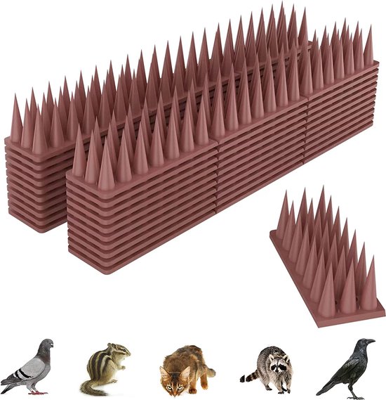 Pointes anti-pigeons, pointes anti-oiseaux en plastique, anti-pigeons  balcon, 5,7 m 3... | bol
