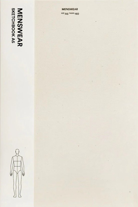 Fashionary Menswear Sketchbook A5 - cover