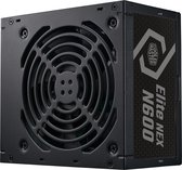 Cooler Master Elite NEX 230V 600, 600 W, 200 - 240 V, 50 - 60 Hz, 4.5 A, Actief, 110 W