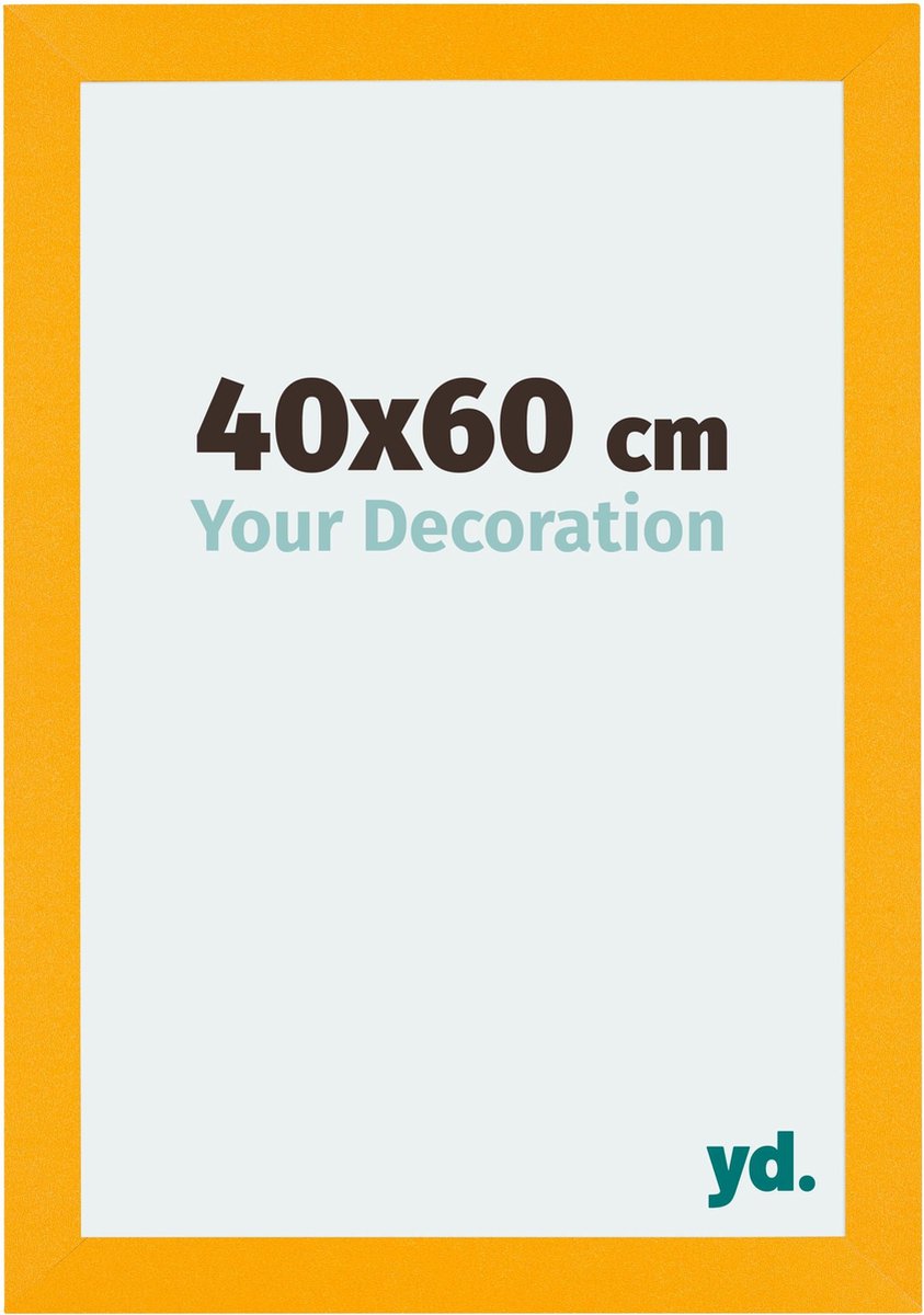Your Decoration - Fotolijst 40x60 cm - MDF - Geel - Mura