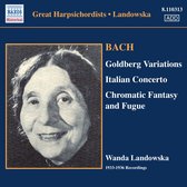 Wanda Landowska - J.S. Bach: Goldberg Varations (1933) (CD)