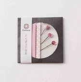 Cohana Sakura glaskopspelden 0.50x37mm roze - 1x3st