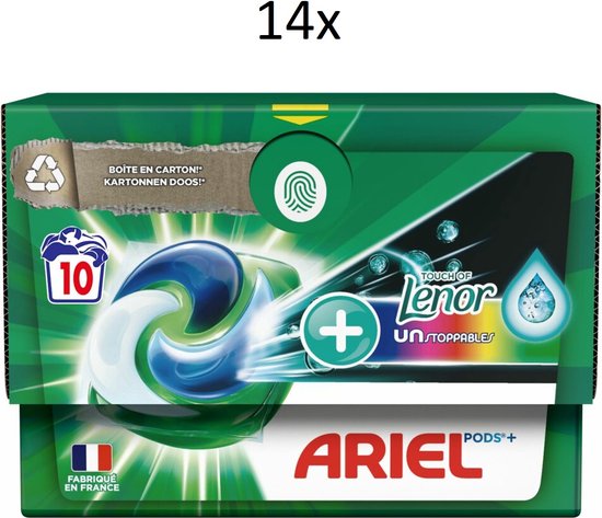 Lenor Unstoppables Active - Value Pack 90 lessives - Booster de Parfum