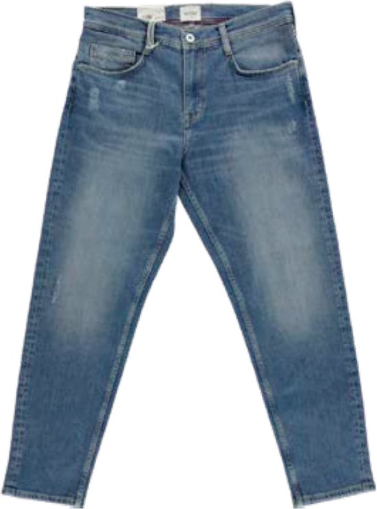 Mustang Denver Cropped blue denim Jeans Spijkerbroek maat W32/ L28