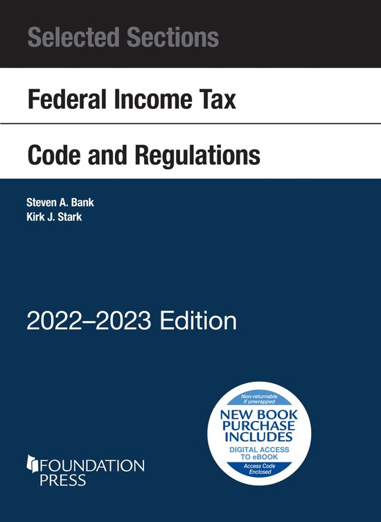 Selected Statutes Selected Sections Federal Tax Code and