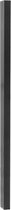 Paal 4x6cm zwart, 200cm lang