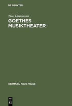 Hermaea. Neue Folge105- Goethes Musiktheater