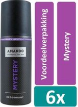 Amando Deospray Men – Mystery - 6 stuks