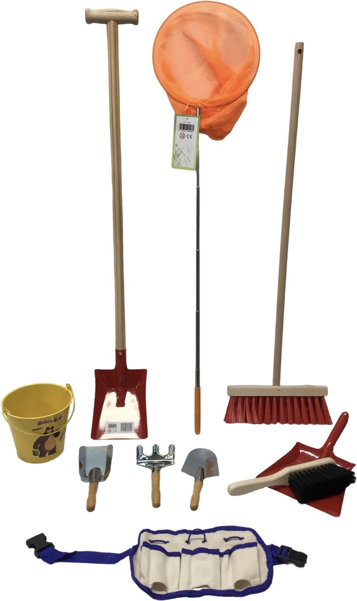 Emmer Idee Emmer Wash Tool Organizer voor Tuingereedschap Past 3,5 tot 5 liter emmer (rood